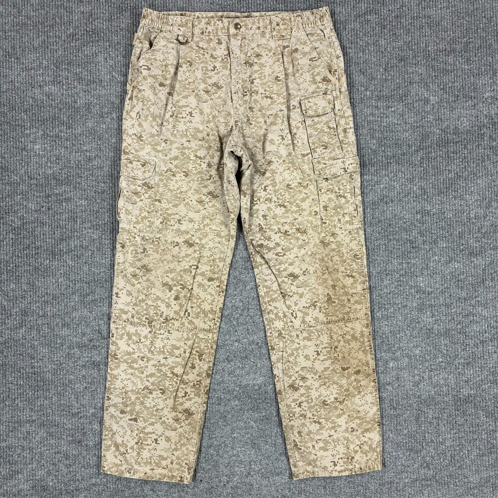5.11 Tactical Series 74251 Digital Desert Camo Cargo Pants Mens 38x36 Cotton